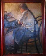 Портрет племянницы - Марии Гандуриной (масло) 1930 г.