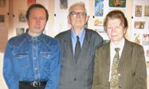 Геннадий Николаевич Щапов,директор музея - Ярослав Николаевич Щапов(в центре)с женой Юлией Леонидовной